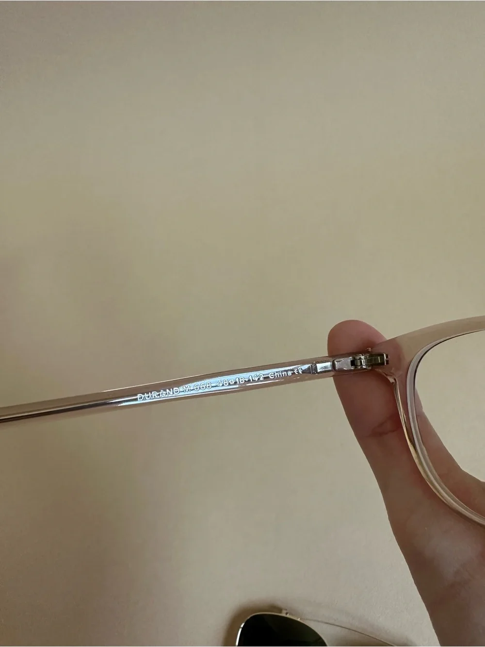 Warby Parker Durand M 688 48-18-142 Eyeglasses Frames With Sunglasses Attachment